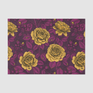 Papel De Seda Rosas amarillas