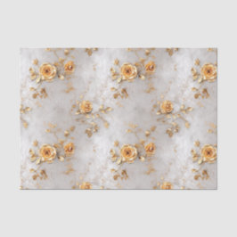 Papel De Seda Rosas Amarillas Románticas