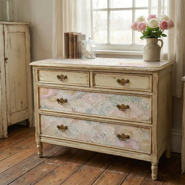 Papel De Seda Rosas Antiguas Lino y Encaje Antiguo (Subido por el creador)