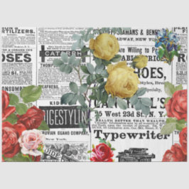 Papel De Seda * Rosas AR23 Decoración de la vendimia de flores f