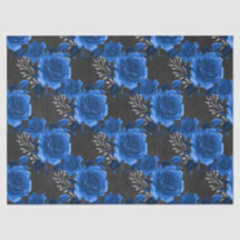 Rosas azules en la página de descontaminación del 