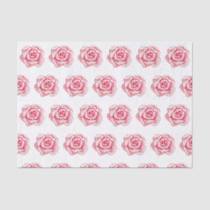 Papel De Seda Rosas color agua rosa