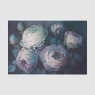 Papel De Seda Rosas de col - Oscuro