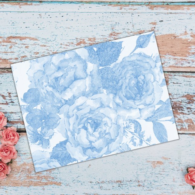 Papel De Seda Rosas de color azul (Subido por el creador)