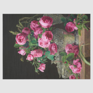Papel De Seda Rosas de Ferdinand Georg Waldmuller