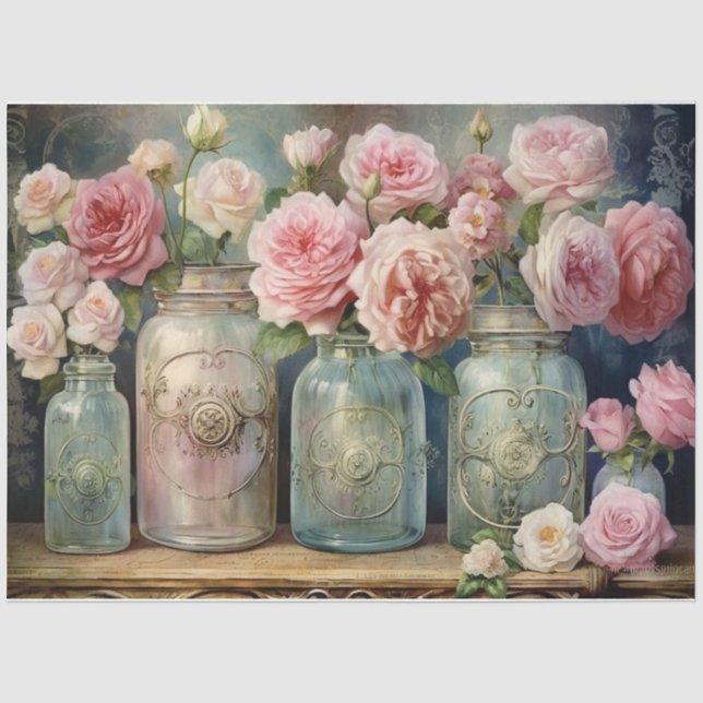 Papel De Seda Rosas de Kathy (Anverso)