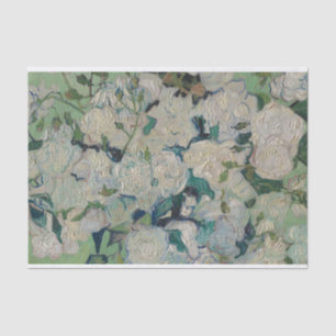 Papel De Seda Rosas de pintura de Vintage Vincent Van Gogh