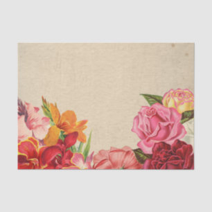 Papel De Seda Rosas El día de San Valentín florales y otras flor
