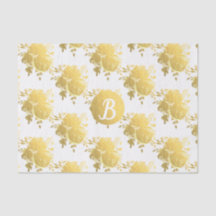 Rosas Monograma Personalizadas Glam Brillantes de