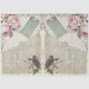 Papel De Seda Rosas para Decoupage Series Design 23