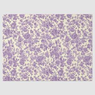 Papel De Seda Rosas Purpúreas 