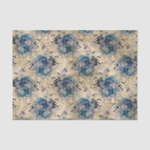 Papel De Seda Rosas Regal Queen Bee W/Blue 