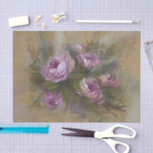 Papel De Seda Rosas rosadas