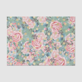 Papel De Seda Rosas Rosadas (Diseño 15 Serie Rosa)