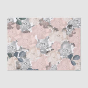 Papel De Seda Rosas rosados y negros de clase