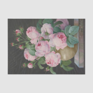 Papel De Seda rosas rosas rosas en una vesícula de Pierre Joseph