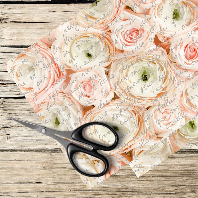 Papel De Seda rosas rosas rosas rosas románticas y escritura fra (Subido por el creador)