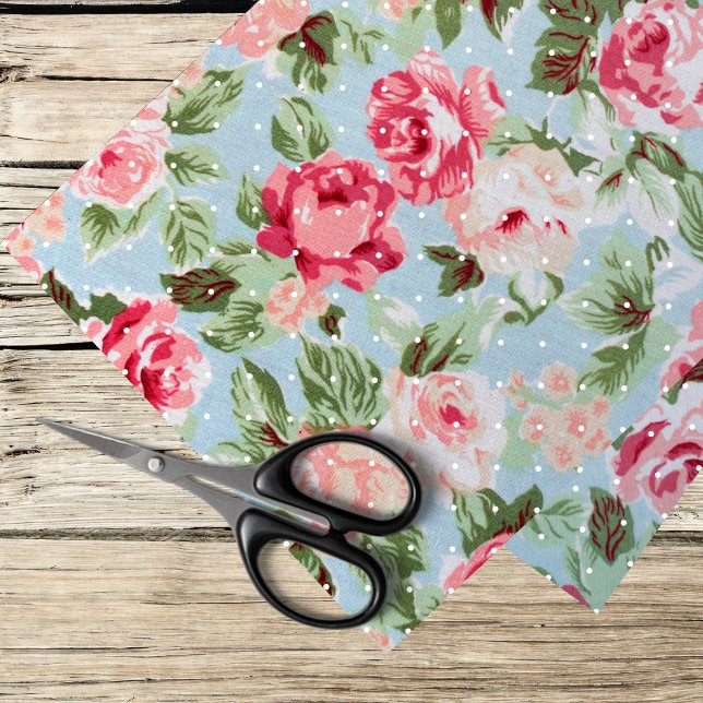Papel De Seda rosas rosas rosas y puntos de polka blanco sobre a (Subido por el creador)