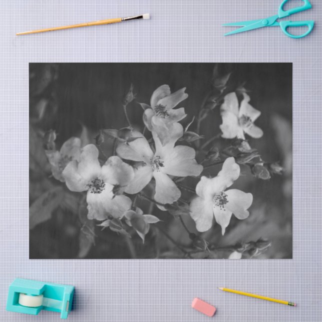 Papel De Seda Rosas silvestres  (Artesanía)