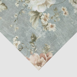 Papel De Seda Rosas Victorianas Antiguas Decoupage