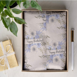 Papel De Seda Rosas Violetas y Pastel Personalizadas