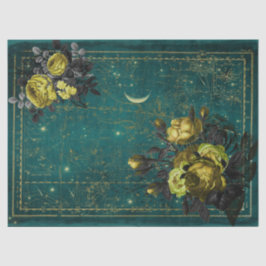 Papel De Seda Rosas y estrellas