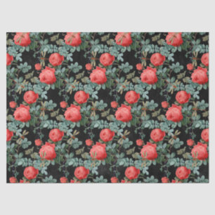 Papel De Seda Rosas y Libélulas (Diseño 15)