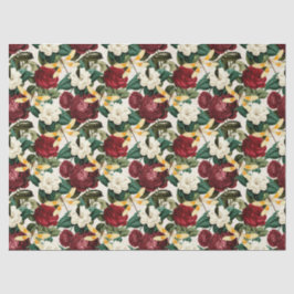 Papel De Seda Rosas y libélulas (Diseño 8)