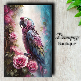 Papel De Seda Roseate Majesty Decoupage