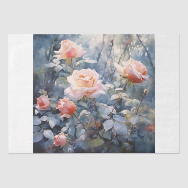 Papel De Seda Roses (Anverso)