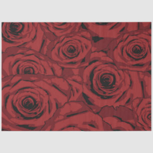 Papel De Seda Roses rojos