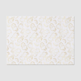 Papel De Seda Rosh Hashanah Gold Apples Shana Tova Elegant