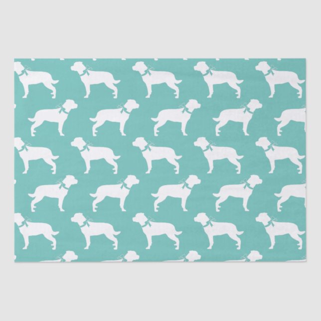 Papel De Seda Rottweiler Dog Puppy Rottie (Anverso)