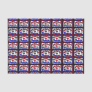 Papel De Seda Rótulo de la Barbería de Vidrio Antiguo