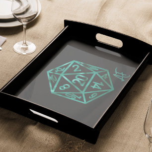 Papel De Seda RPG Crit AF   Dados de Mesa de Juego Emerald Fanta