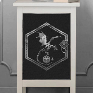 Papel De Seda RPG Dragón   Jugador de Mesa de Fantasía Retro PnP