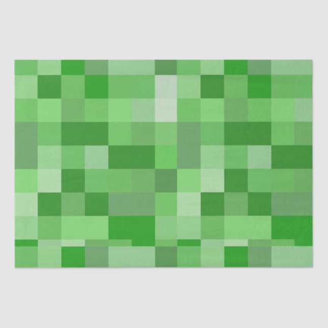 Papel De Seda RPG Gamer Patrón de píxeles (Anverso)