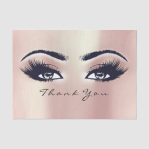 Papel De Seda Rubor Peach Rubor Metallic Gracias Ojos