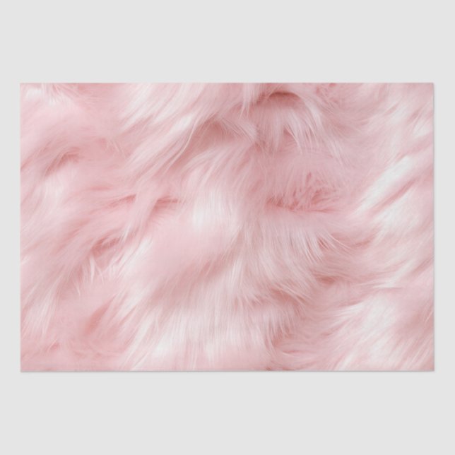 Papel De Seda Rubor Pink Animal Fur (Anverso)