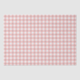 Papel De Seda Rubor Pink Gingham