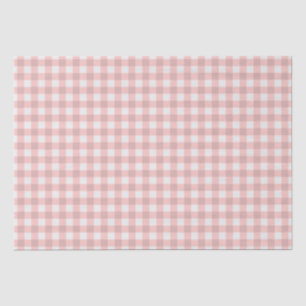 Papel De Seda Rubor Pink Gingham