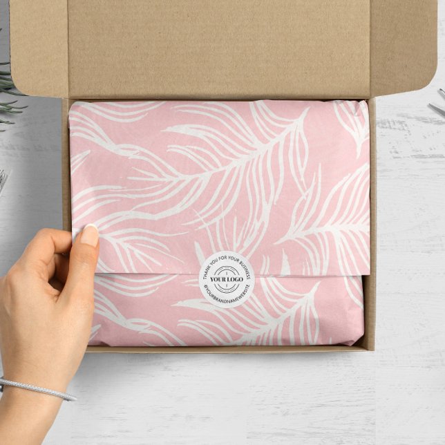 Papel De Seda Rubor Pink White Botanaves Business (Subido por el creador)
