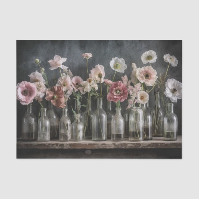 Papel De Seda Rubor Poppies (Anverso)