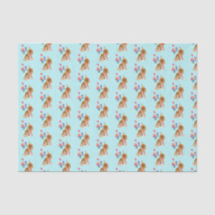 Papel De Seda Ruby Cavalier King Charles Spaniel Cumpleaños
