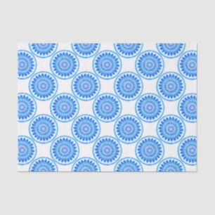 Papel De Seda Rueda de agua azul