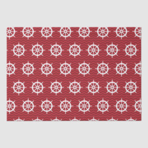 Papel De Seda Rueda de la dirección náutica