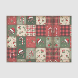 Papel De Seda Ruidosa caña de caña y Navidades de plástico