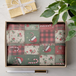 Papel De Seda Ruidosa caña de caña y Navidades de plástico
