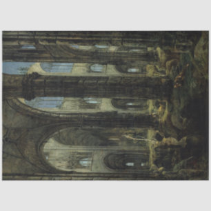 Papel De Seda Ruinas góticas (por Carl Blechen)