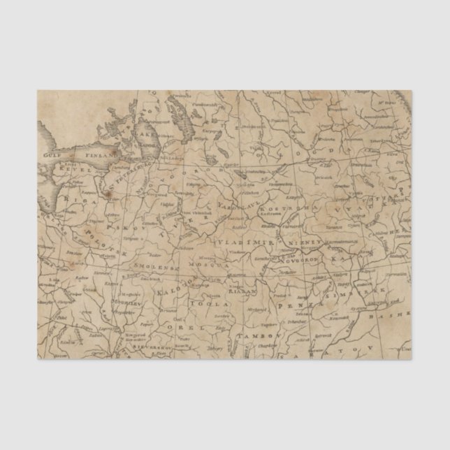 Papel De Seda Rusia en Europa 6 (Anverso)